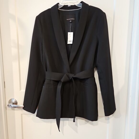 New with tag Banana Republic Black Jacket sz 14 - Picture 10 of 11